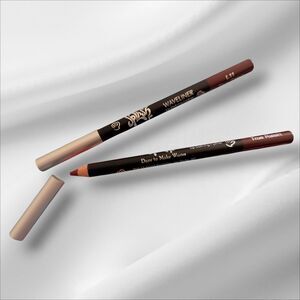 Lot of 2 New LA Splash Waveliner Lip Liner Deep Cocoa L03 Dark Brown Defining